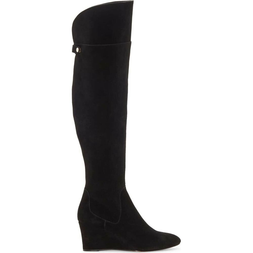 Enzo Angiolini Colitta Black Suede Boots
